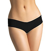 Cheeky Boyshort mit halber Po-Bedeckung, schwarz