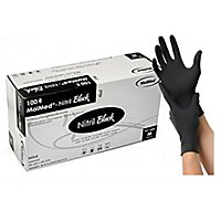 MaiMed® Nitril Black Einmalhandschuhe - schwarz - 100 Stück