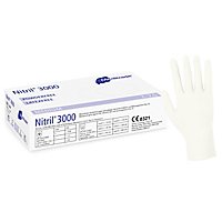 Meditrade Nitril® 3000 Gloves - white - 100 pcs