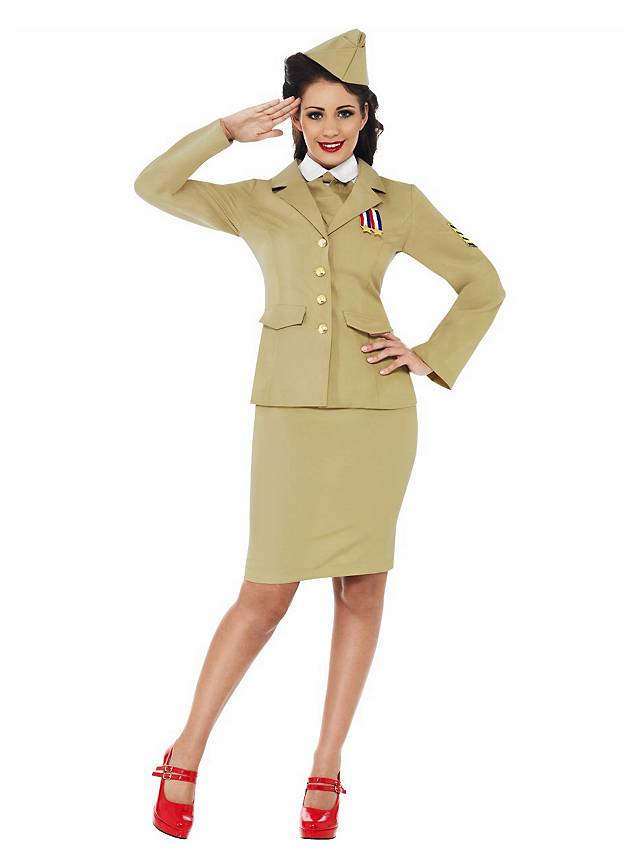 1940s Officer Miss Costume - maskworld.com