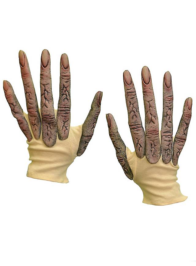 Alien gloves with long fingers