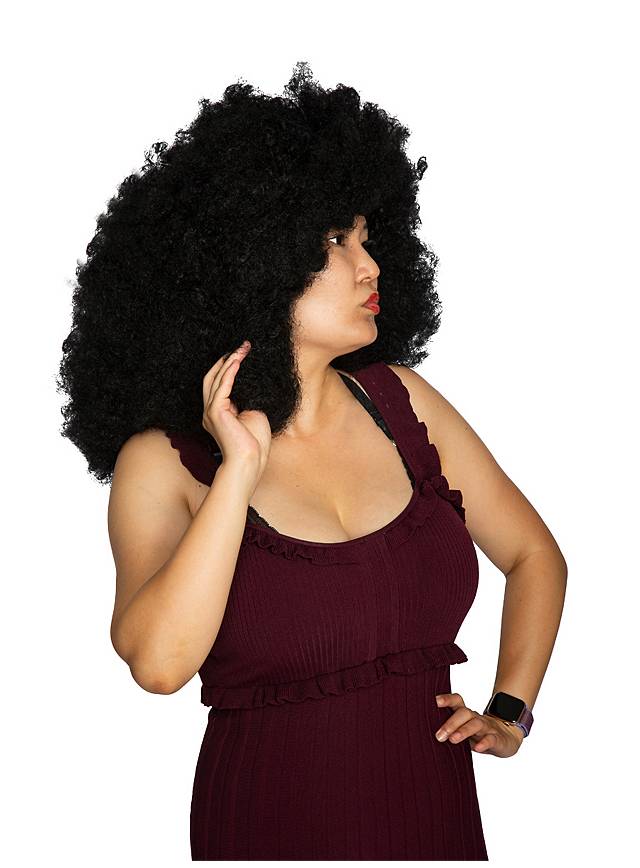 Big Afro Wig black - maskworld.com