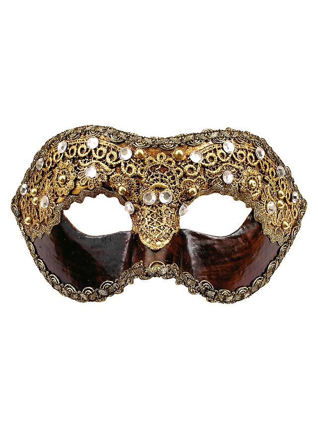 Colombina /"1//2 Macrame/" Venezianische Maske Karneval Venedig
