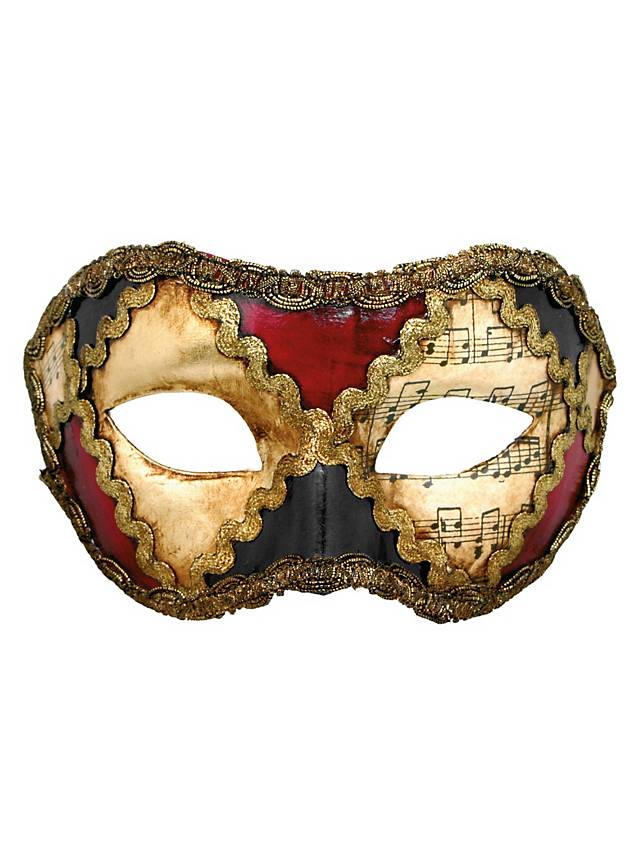 Colombina Venezianische Maske für Maskenball Mottoparty