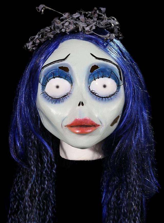 Corpse Bride Emily Latex Full Mask - maskworld.com