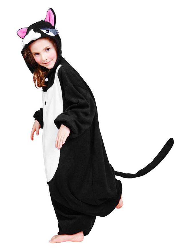 CozySuit Cat Kids Kigurumi Costume - maskworld.com