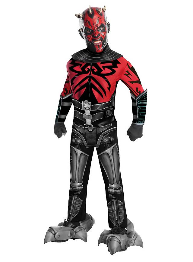 Darth Maul Muscle Deluxe Kids Costume - maskworld.com