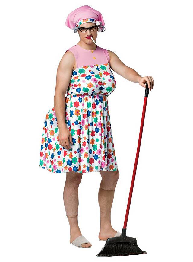 Déguisement de femme au foyer pour homme