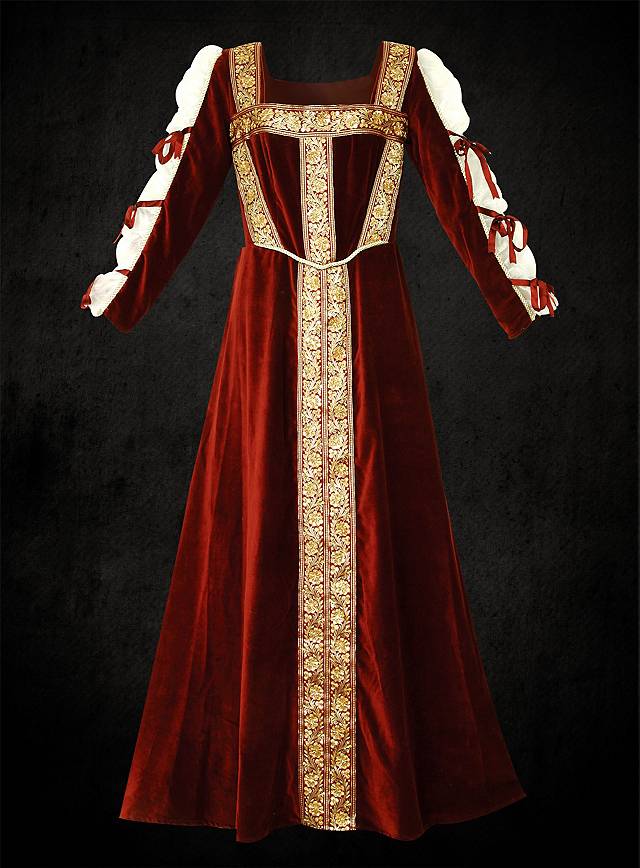 Renaissance velvet dress Honoria