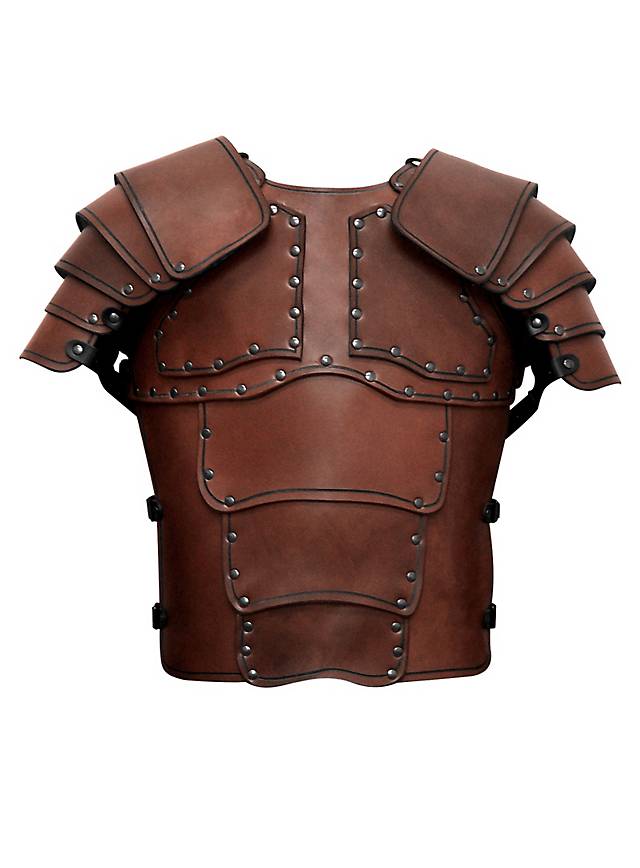 Genuine Leather Medieval Studded Armor Vest Plated Jerkin Viking Chest Cuirass