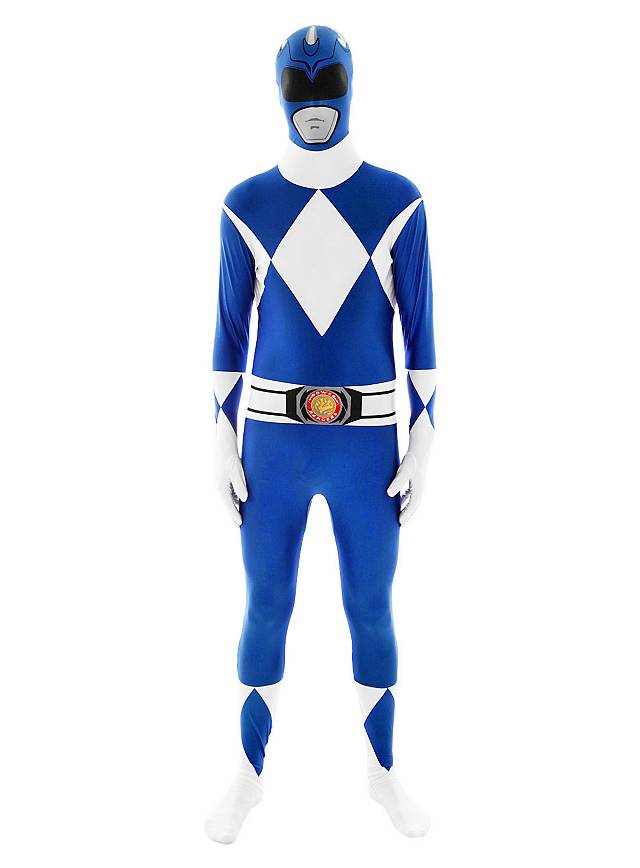 Morphsuit Blue Power Ranger Full Body Costume - maskworld.com