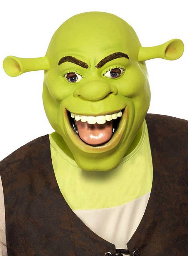 Original Shrek Maske Aus Latex Maskworld Com