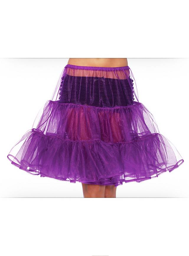 Petticoat knee-length purple - maskworld.com