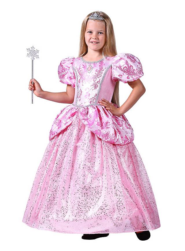 Pink glitter dress for children - maskworld.com