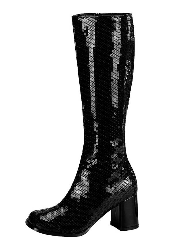 Schmalschaft Pailletten Stiefel Stiefel Schmalschaft Pailletten Schmalschaft Schwarz Stiefel Schmalschaft Schwarz Schwarz Pailletten 43ARjq5L