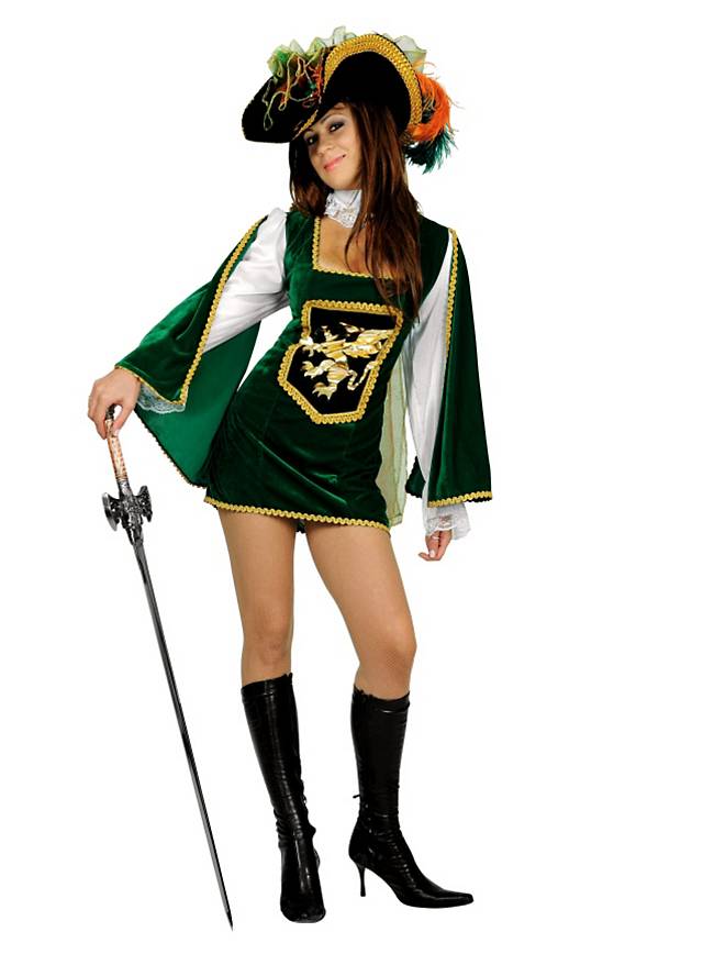 Sexy Musketeer Girl Costume 3884