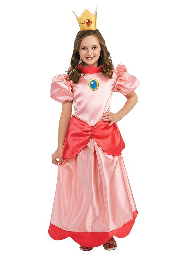 Super Mario Princess Peach Kids Costume - maskworld.com