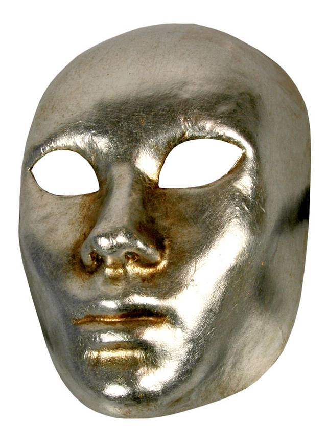 Volto argento - Venetian Mask - maskworld.com