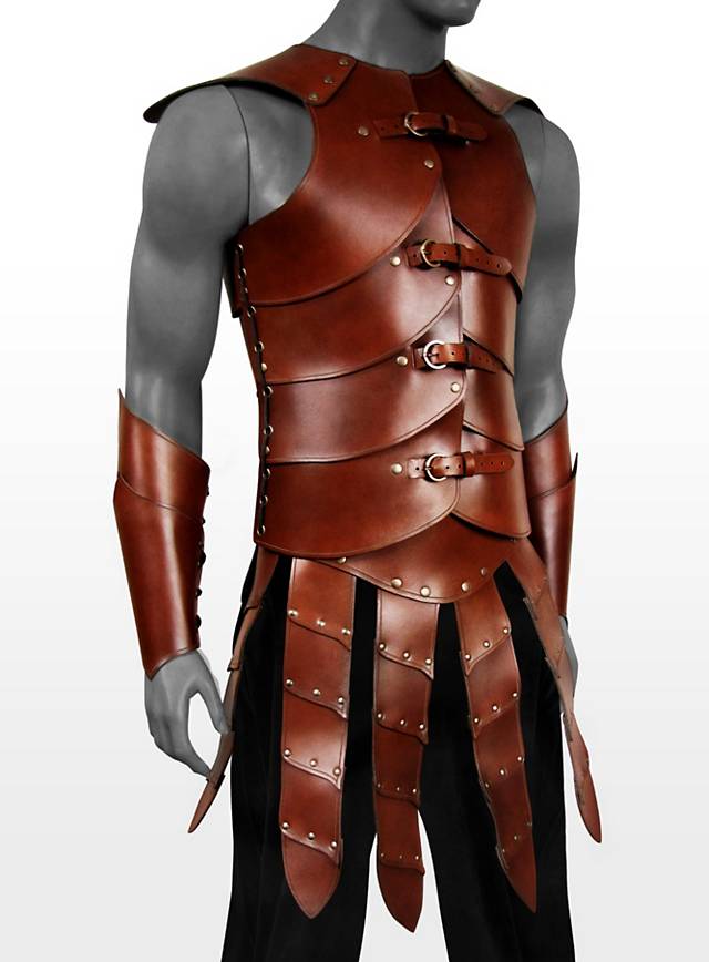 Warrior Leather Armor brown - maskworld.com