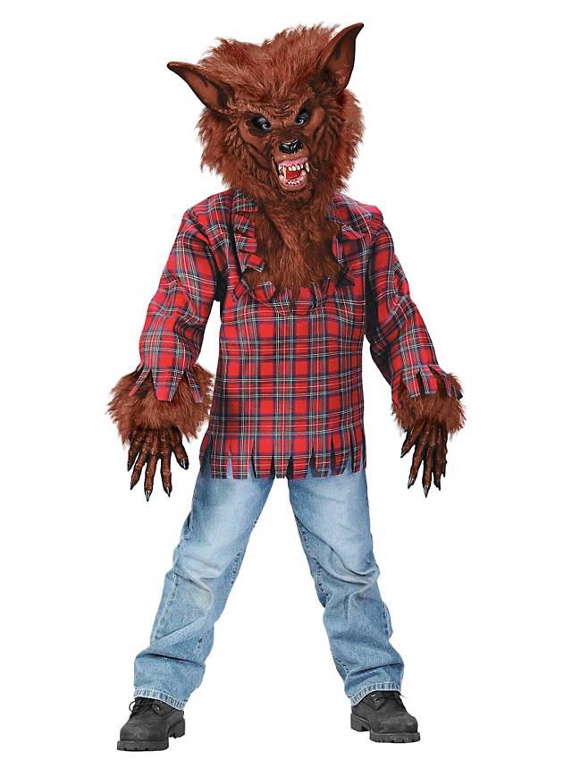 Werewolf Kids Costume brown - maskworld.com