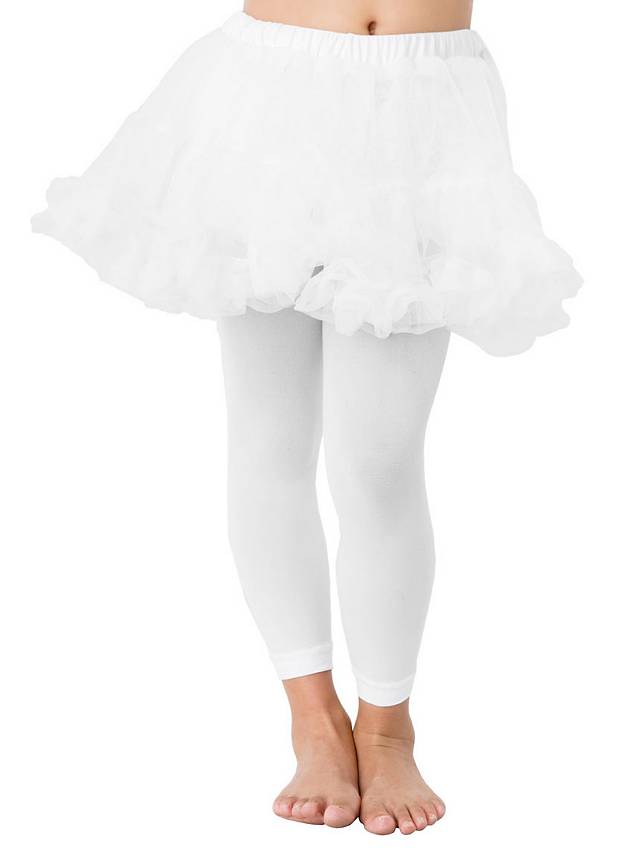 White leggings for children