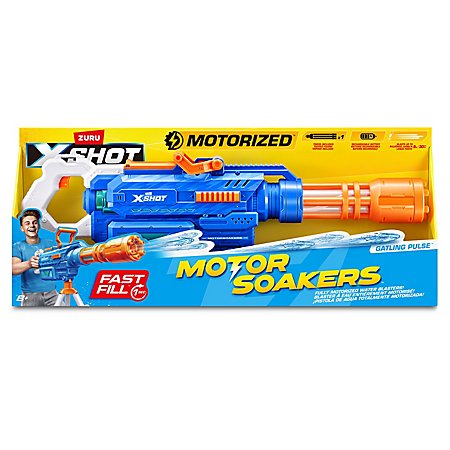 X-Shot Water Fast Fill Motor Soakers Gatling Pulse Wasserpistole