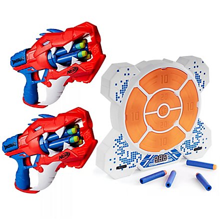 Action Bundle: 2x Nerf DinoSquad Raptor-Slash + Electronic Target DX7