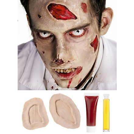 Applicazione in lattice di una ferita aperta