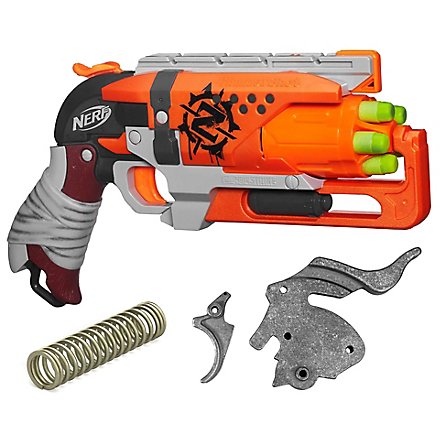 Blasterparts - Gunmetal Tuning Pack compatible with NERF - Zombie Strike Hammershot