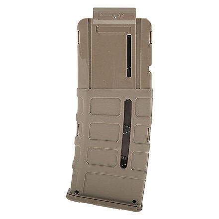 Blasterparts - SMG: Cargador de 12 Dardos, Verde Oliva, Compatible con Nerf