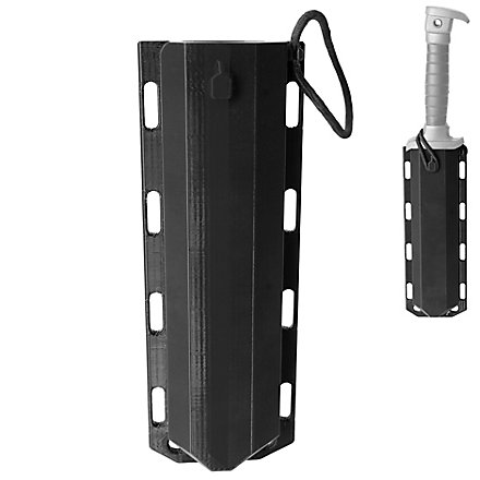 Blasterparts Taktische 3D-Druck Messerscheide im Kydex-Look für Larp Kampfmesser - Ripley