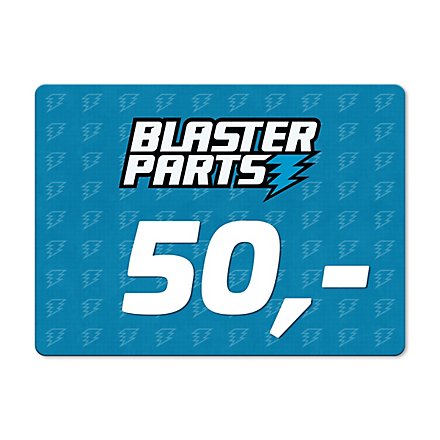 Bon cadeau Blasterparts 50,- €.