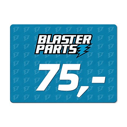 Bon cadeau Blasterparts 75,- €.