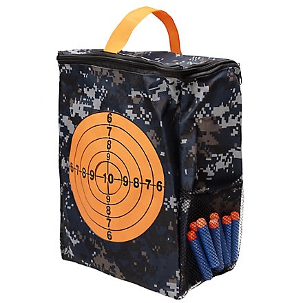 Borsa per attrezzatura con bersaglio per caricatori, accessori e dardi