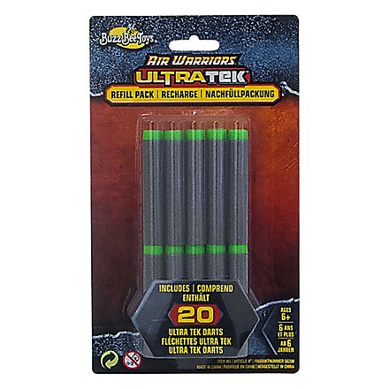 BuzzBee - Recharge de fléchettes Ultra-Tek 20