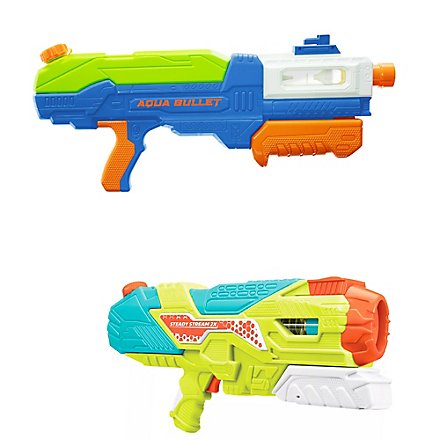 BuzzBee Water Warriors Double Pack Steady Stream 2X + Aqua Bullet