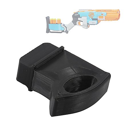 Clip-adapter for Nerf Zombie Strike Sledgefire (black)