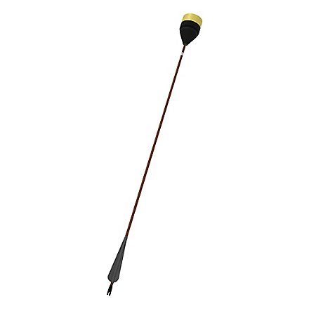 Larp-arrow flat head - brown shaft