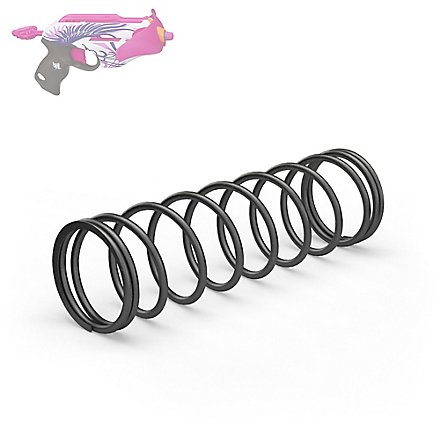 Modification spring for NERF Rebelle Pink Crush