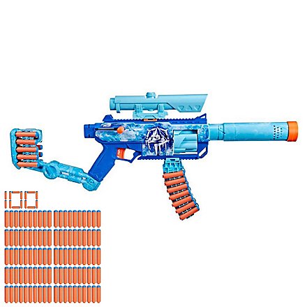 Nerf Loadout Frost Fusion Blaster + 100 N1 Darts Nachfüllpack Bundle