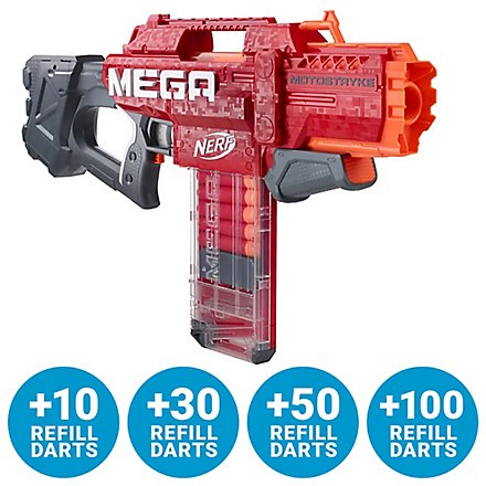 NERF MEGA MotoStryke con Dardi Extra