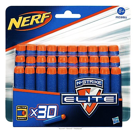 300x Nachfüll Refill Pfeile Elite Clip Darts für NERF N-Strik Mit  Darts Magazin 