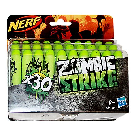 NERF - NERF N-Strike Elite Zombie Strike Deco Darts confezione da 30 pezzi