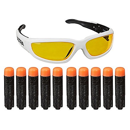 NERF - Ultra Vision Gear Briller Og 10 Nerf Pile