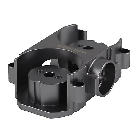Worker - Flywheelcage aus Aluminium passend für Nerf Styfe und Rapidstrike und Worker Swordfish und Dominator (Grau)