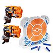 Action Bundle: 2x Nerf MicroShots + Electronic Target DX7 (5 Styles to Choose)