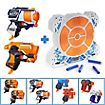 Action Bundle: 2x Nerf MicroShots + Elektronische Zielscheibe DX7 (5 Styles zur Wahl)