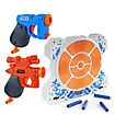 Action Bundle: 2x Nerf MicroShots + Elektronische Zielscheibe DX7 (5 Styles zur Wahl)