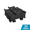 Blasterparts - Adattatore triplo per rotaie tattiche NERF
