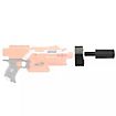 Blasterparts - Kit silenziatore per NERF N-Strike Elite Stryfe, nero
